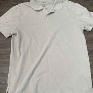 Goodfellow & Co Polo Shirt -- Light Gray -- Good Condition